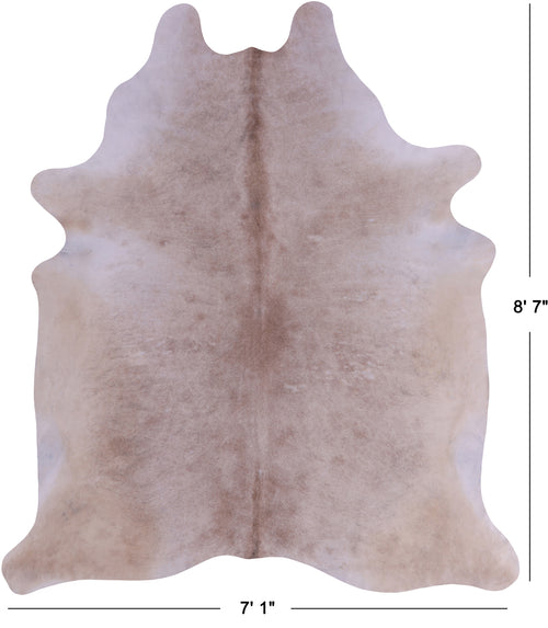 SUPER SALE Beige Natural Cowhide Rug - XX-Large 8' 7