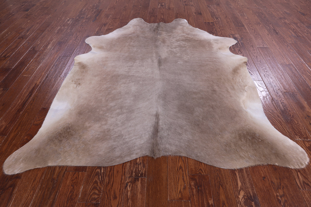 SUPER SALE Champagne Natural Cowhide Rug - XX-Large 7' 6"H x 6' 5"W