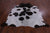 SUPER SALE Brown Salt & Pepper Natural Cowhide Rug - XX-Large 7' 7"H x 7' 0"W