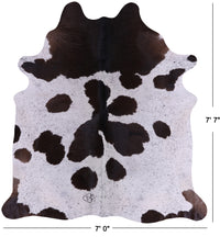 Thumbnail for SUPER SALE Brown Salt & Pepper Natural Cowhide Rug - XX-Large 7' 7