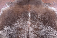 Thumbnail for SUPER SALE Brown Salt & Pepper Natural Cowhide Rug - X-Large 7' 3