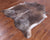 SUPER SALE Brown Salt & Pepper Natural Cowhide Rug - X-Large 7' 3"H x 6' 5"W