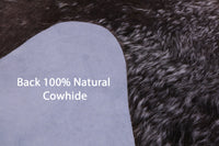 Thumbnail for SUPER SALE Brown Salt & Pepper Natural Cowhide Rug - X-Large 7' 3
