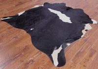 Thumbnail for SUPER SALE Black & White Natural Cowhide Rug - Large 6' 7
