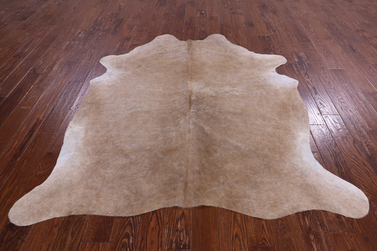 SUPER SALE Light Brown Natural Cowhide Rug - X-Large 6' 10"H x 6' 0"W