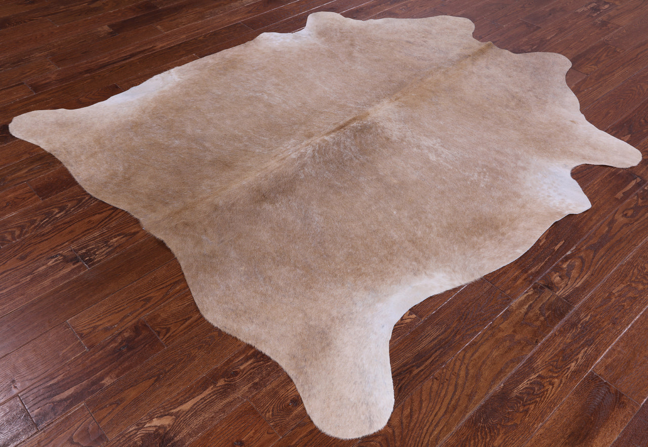 SUPER SALE Light Brown Natural Cowhide Rug - X-Large 6' 10"H x 6' 0"W