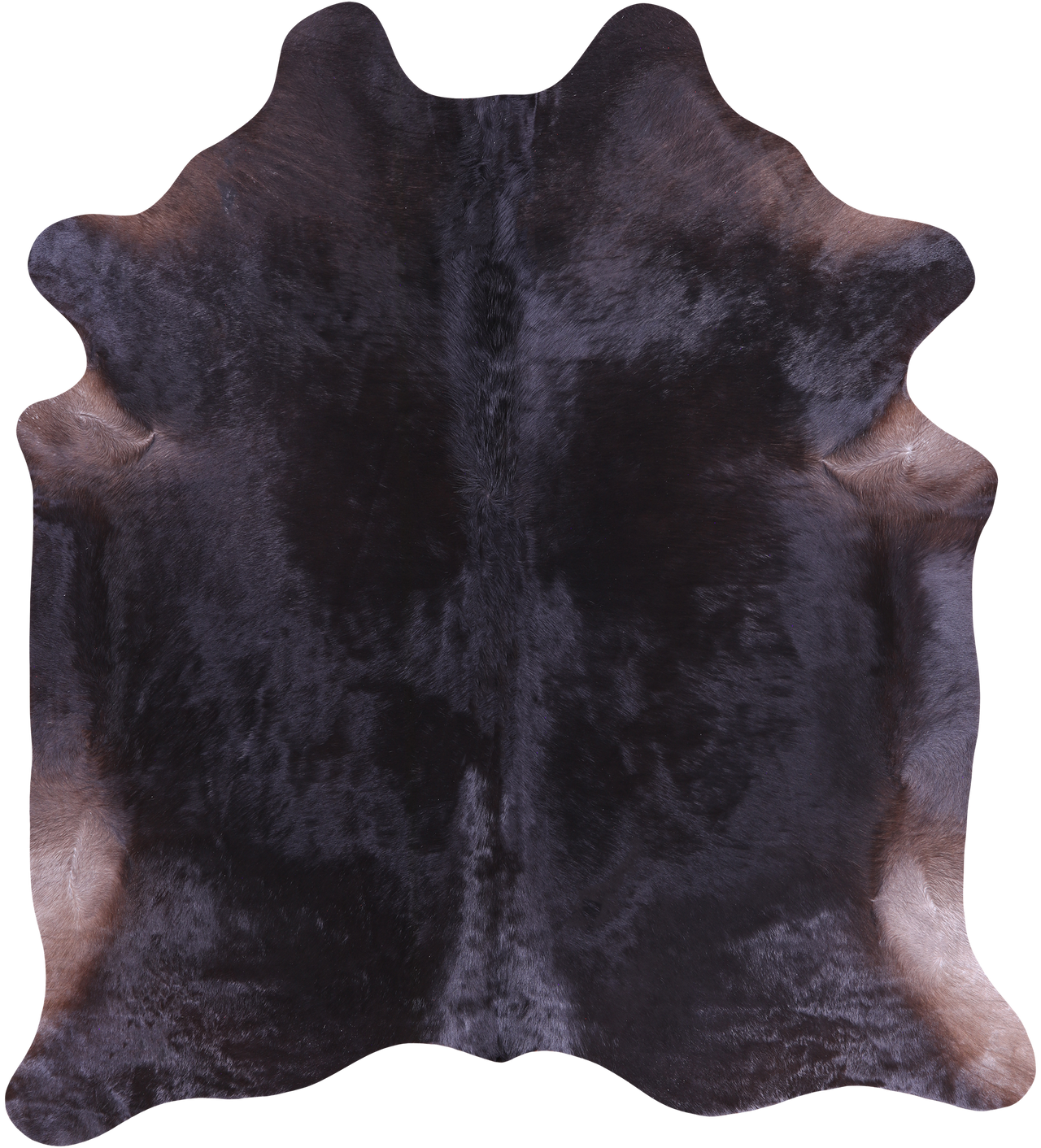 SUPER SALE Dark Brown Natural Cowhide Rug - XX-Large 7' 4"H x 6' 5"W