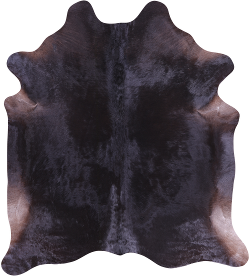 SUPER SALE Dark Brown Natural Cowhide Rug - XX-Large 7' 4