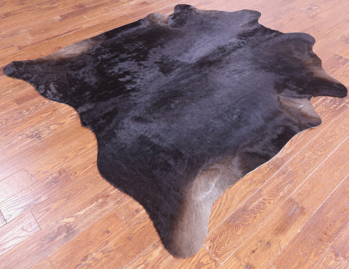 SUPER SALE Dark Brown Natural Cowhide Rug - XX-Large 7' 4