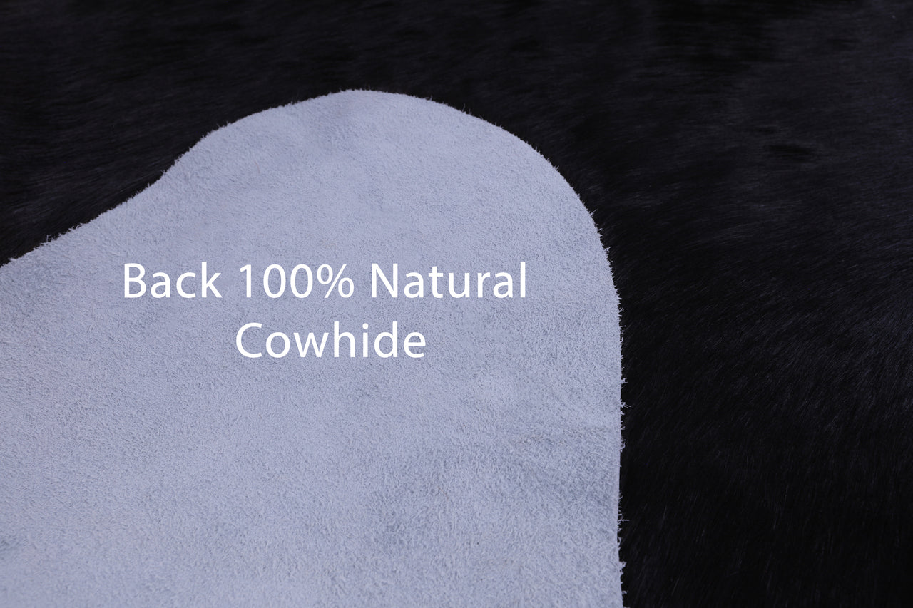 SUPER SALE Dark Brown Natural Cowhide Rug - XX-Large 7' 4"H x 6' 5"W