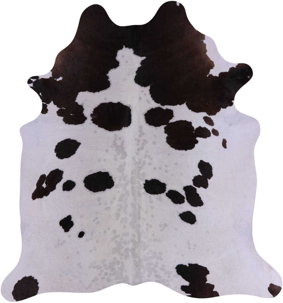 SUPER SALE Brown & White Natural Cowhide Rug - X-Large 7' 2"H x 6' 5"W