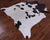SUPER SALE Brown & White Natural Cowhide Rug - X-Large 7' 2"H x 6' 5"W