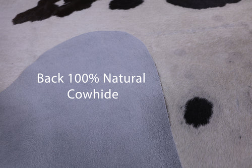 SUPER SALE Brown & White Natural Cowhide Rug - X-Large 7' 2