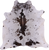 SUPER SALE Brown Salt & Pepper Natural Cowhide Rug - X-Large 7' 3"H x 7' 0"W