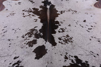 Thumbnail for SUPER SALE Brown Salt & Pepper Natural Cowhide Rug - X-Large 7' 3