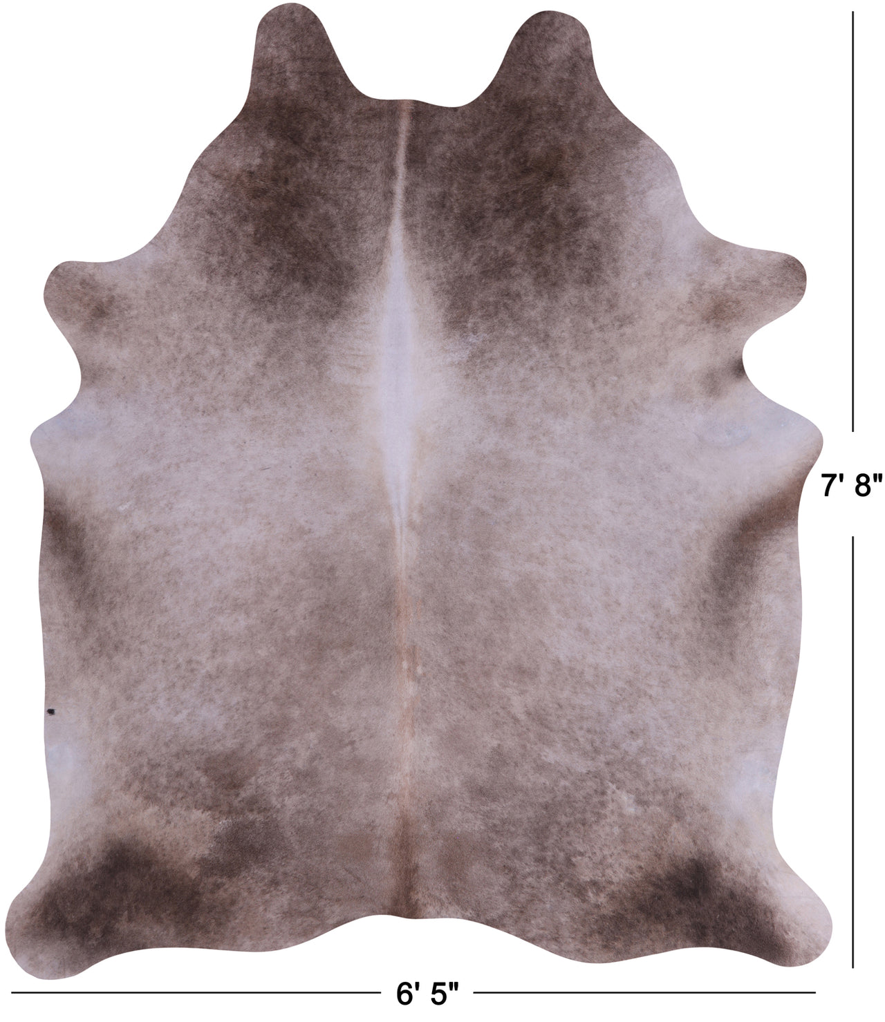 SUPER SALE Light Brown Natural Cowhide Rug - XX-Large 7' 8"H x 6' 5"W