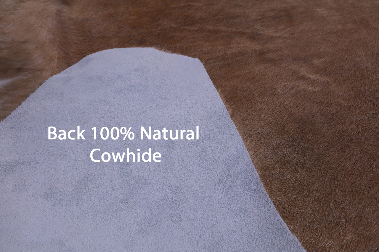 SUPER SALE Light Brown Natural Cowhide Rug - XX-Large 7' 9"H x 6' 9"W