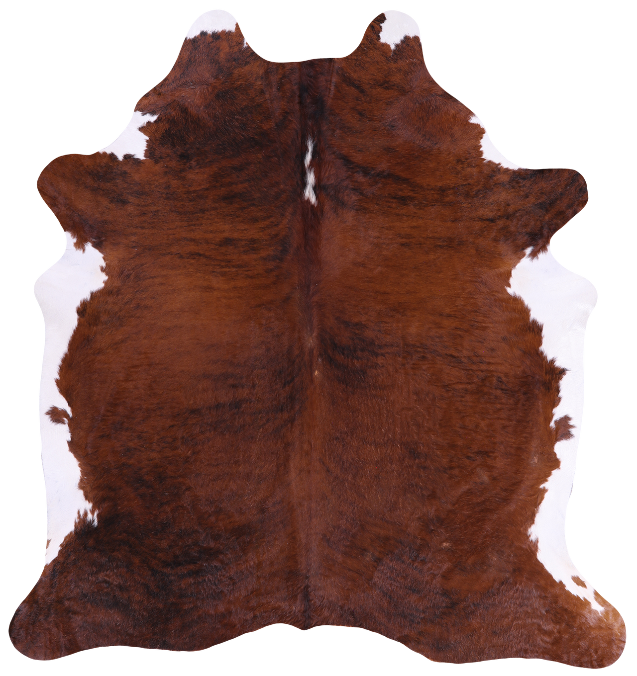 SUPER SALE Brindle Natural Cowhide Rug - X-Large 7' 1"H x 6' 6"W