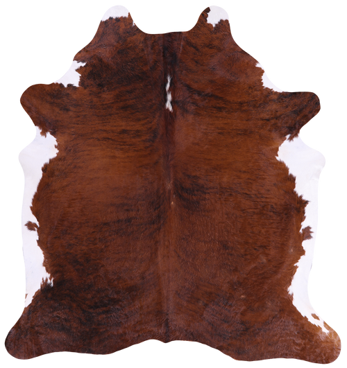 SUPER SALE Brindle Natural Cowhide Rug - X-Large 7' 1