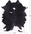 SUPER SALE Black & White Natural Cowhide Rug - XX-Large 7' 5"H x 6' 9"W
