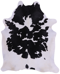 Thumbnail for SUPER SALE Black & White Natural Cowhide Rug - XX-Large 8' 0