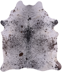 Thumbnail for SUPER SALE Brown Salt & Pepper Natural Cowhide Rug - X-Large 7' 3