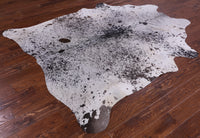 Thumbnail for SUPER SALE Brown Salt & Pepper Natural Cowhide Rug - X-Large 7' 3