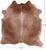 SUPER SALE Light Brown Natural Cowhide Rug - XX-Large 7' 5"H x 7' 0"W