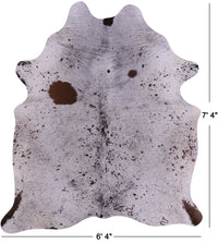 Thumbnail for SUPER SALE Brown Salt & Pepper Natural Cowhide Rug - XX-Large 7' 4