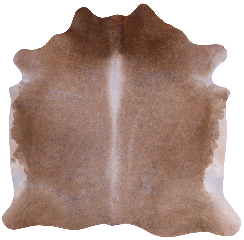SUPER SALE Light Brown Natural Cowhide Rug - Large 6' 5"H x 6' 6"W