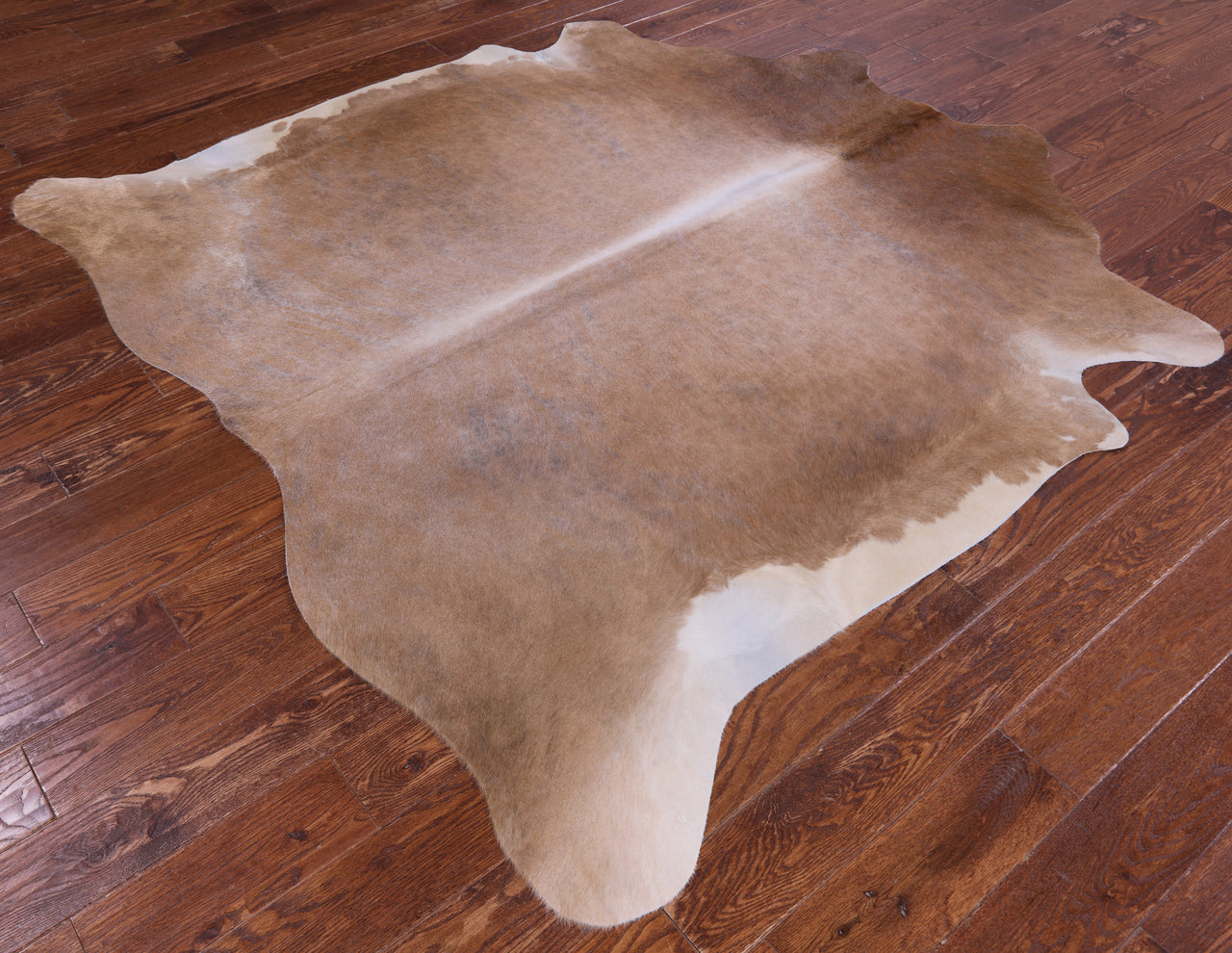 SUPER SALE Light Brown Natural Cowhide Rug - Large 6' 5"H x 6' 6"W