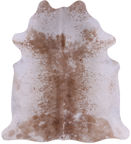 SUPER SALE Brown Salt & Pepper Natural Cowhide Rug - X-Large 6' 9