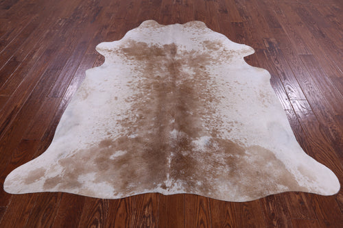 SUPER SALE Brown Salt & Pepper Natural Cowhide Rug - X-Large 6' 9