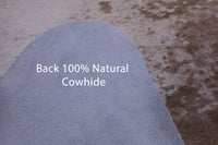Thumbnail for SUPER SALE Brown Salt & Pepper Natural Cowhide Rug - X-Large 6' 9