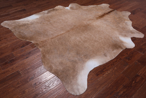 SUPER SALE Light Brown Natural Cowhide Rug - XX-Large 7' 10