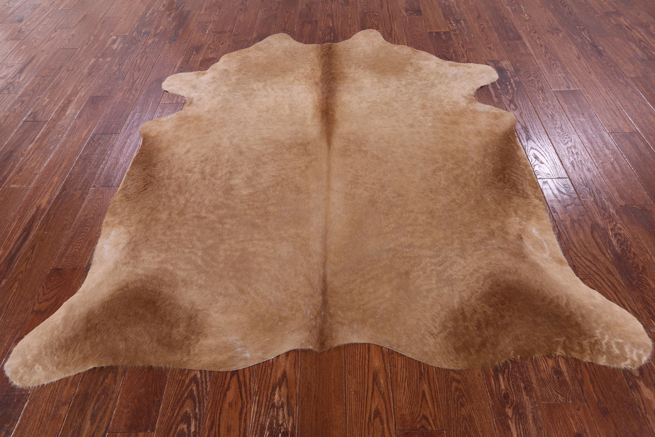 SUPER SALE Light Brown Natural Cowhide Rug - X-Large 6' 10"H x 6' 2"W
