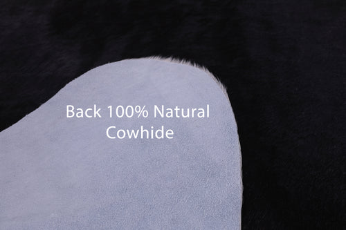 SUPER SALE Black & White Natural Cowhide Rug - XX-Large 8' 0