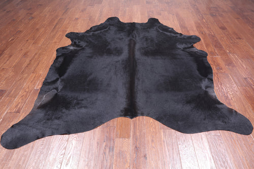 SUPER SALE Black Natural Cowhide Rug - XX-Large 8' 2