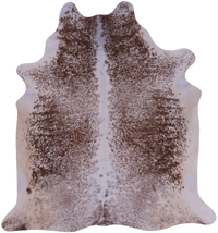 Thumbnail for SUPER SALE Brown Salt & Pepper Natural Cowhide Rug - XX-Large 7' 8