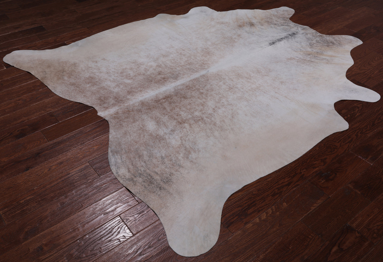 SUPER SALE Beige Natural Cowhide Rug - XX-Large 7' 8"H x 7' 0"W