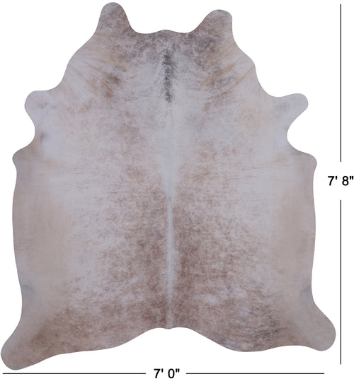 SUPER SALE Beige Natural Cowhide Rug - XX-Large 7' 8