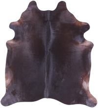 Thumbnail for SUPER SALE Dark Brown Natural Cowhide Rug - XX-Large 7' 4