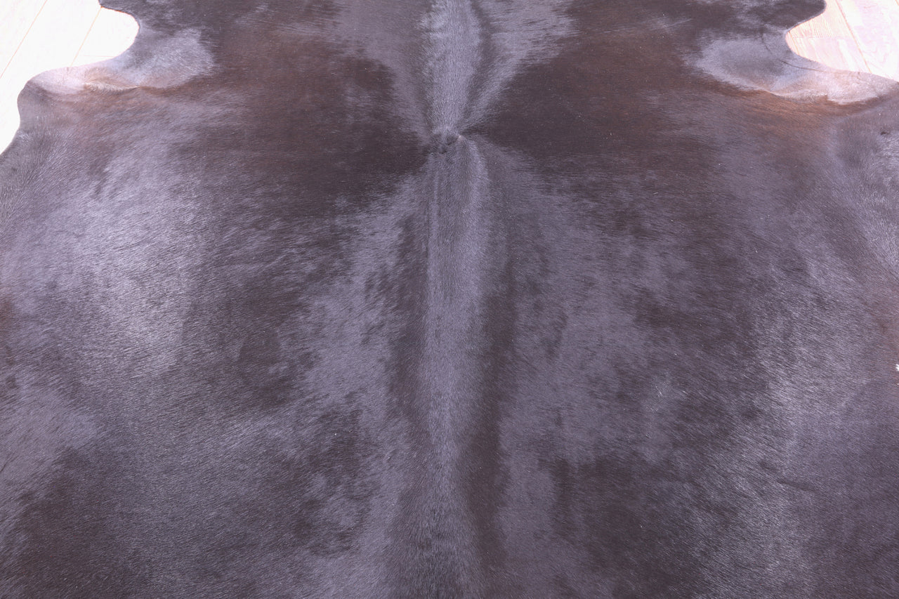 SUPER SALE Dark Brown Natural Cowhide Rug - XX-Large 7' 4"H x 6' 6"W