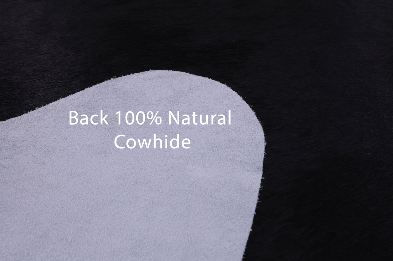 SUPER SALE Dark Brown Natural Cowhide Rug - XX-Large 7' 4"H x 6' 6"W