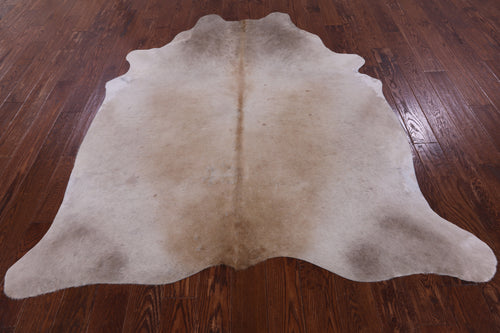 SUPER SALE Beige Natural Cowhide Rug - X-Large 7' 3