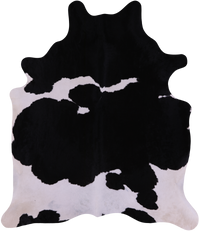 Thumbnail for SUPER SALE Black & White Natural Cowhide Rug - XX-Large 7' 9