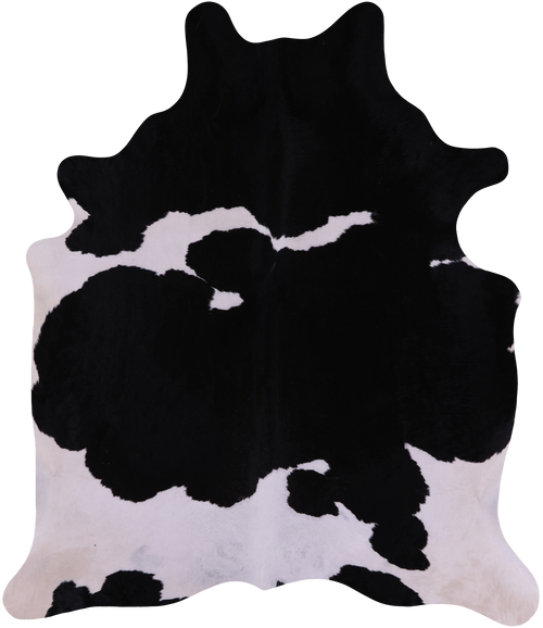 SUPER SALE Black & White Natural Cowhide Rug - XX-Large 7' 9