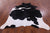 SUPER SALE Black & White Natural Cowhide Rug - XX-Large 7' 9"H x 6' 7"W