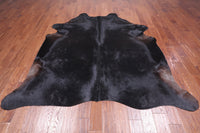 Thumbnail for SUPER SALE Dark Brown Natural Cowhide Rug - X-Large 7' 3