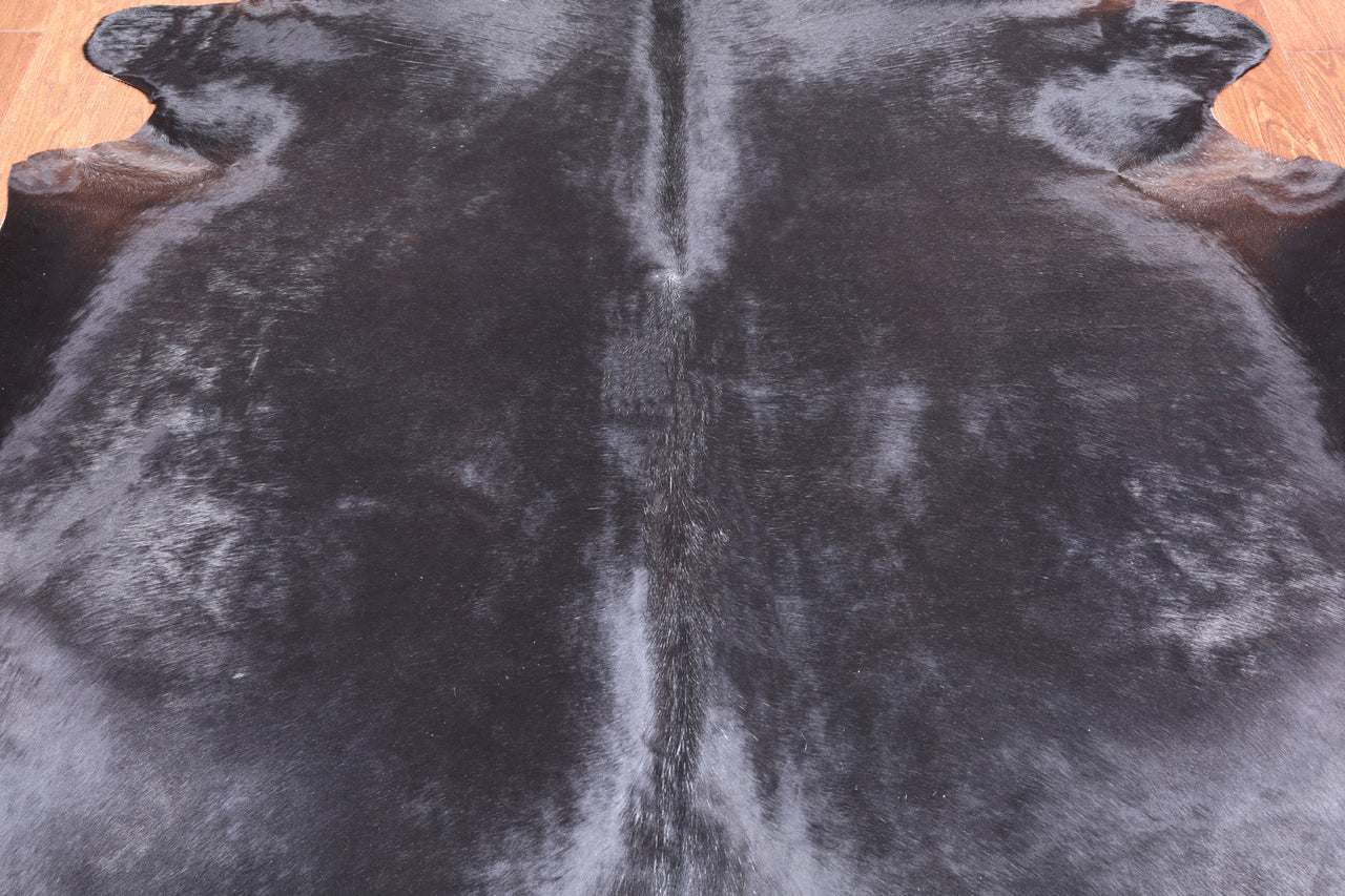 SUPER SALE Dark Brown Natural Cowhide Rug - X-Large 7' 3"H x 7' 0"W